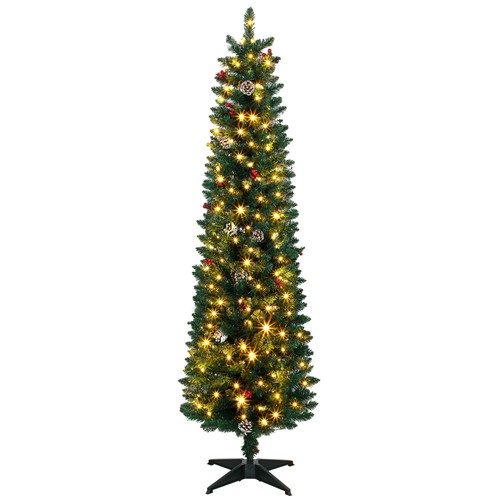 Homcom albero natale slim - homcom,