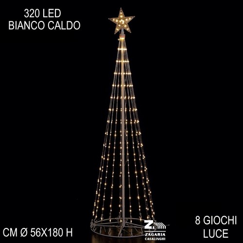 Albero natale luminoso a - luminoso,