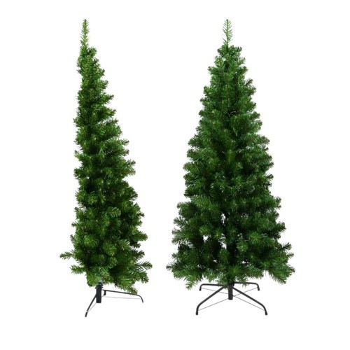 Albero natale mezzo - mezzo, h.180cm