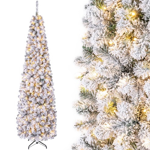 Costway albero natale slim - albero,