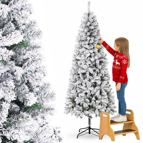 Albero natale innevato - natale,