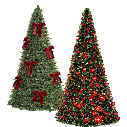 Albero natale pieghevole - albero, di