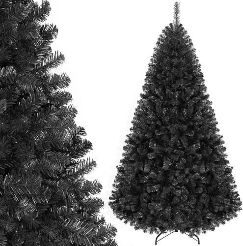 Giantex albero natale nero - albero,